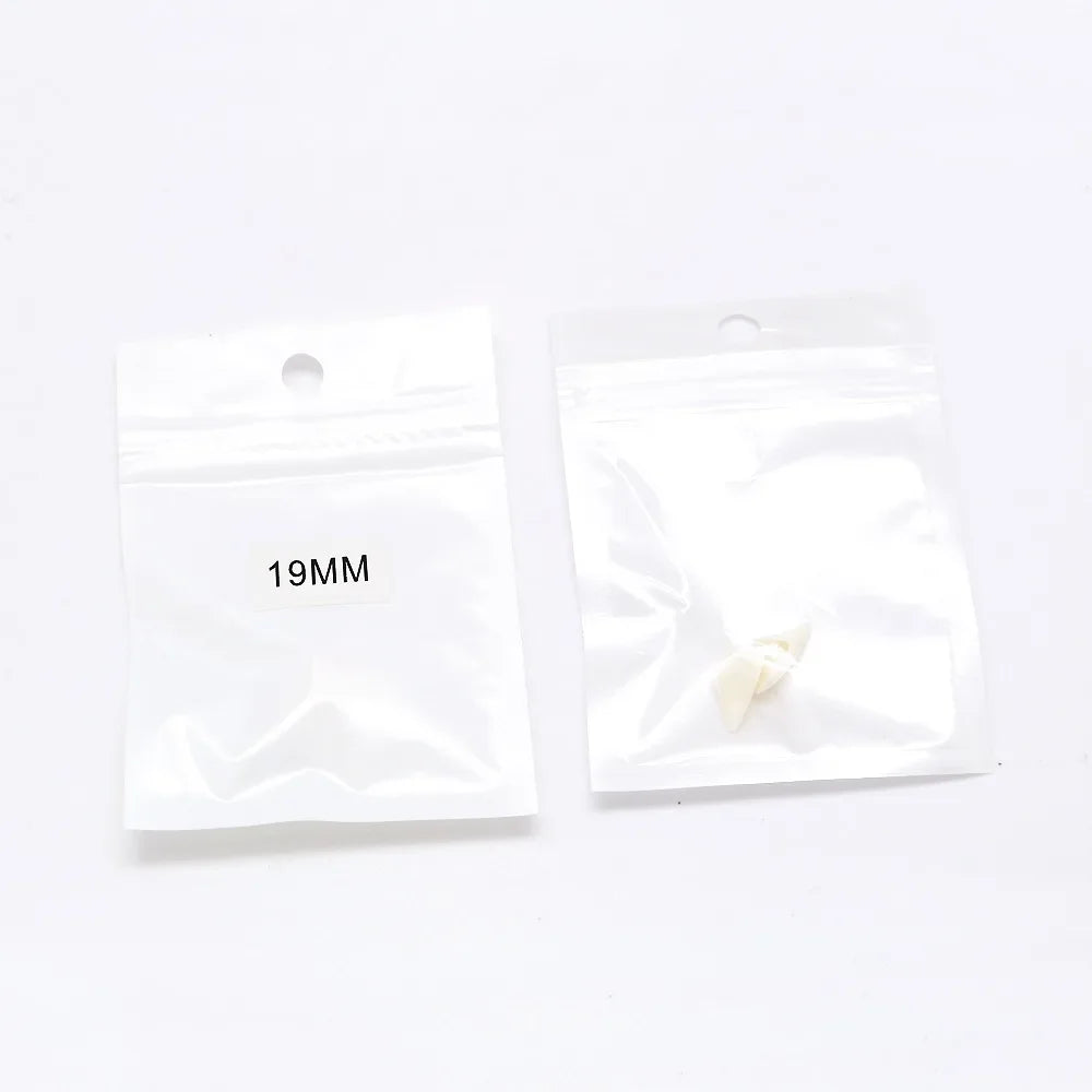 1 Pair Vampire Teeth Fangs Halloween Costume Props with Denture Adhesive