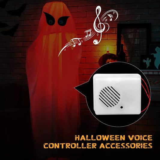 Sound Sensor Halloween Scream Speaker Voice-Activated Scary Party Prop