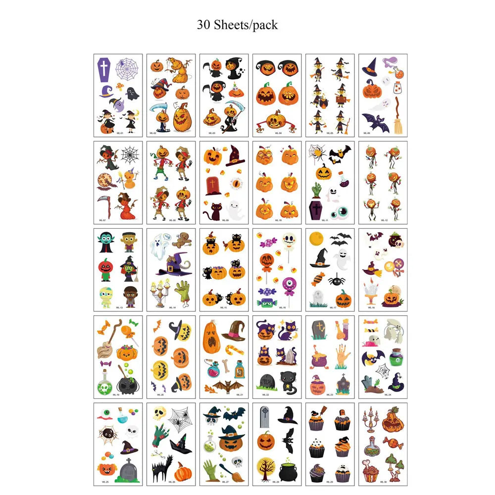 Bleeding Wound Tattoo Stickers (30pcs)