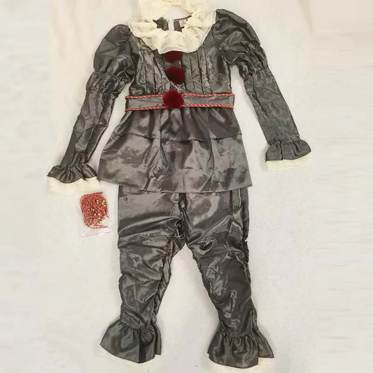 Pennywise Clown Costume – Adult & Kids Terror Cosplay for Halloween