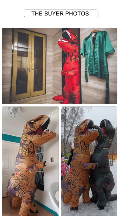 T-Rex Inflatable Costume – Dinosaur Roleplay for Kids & Adults
