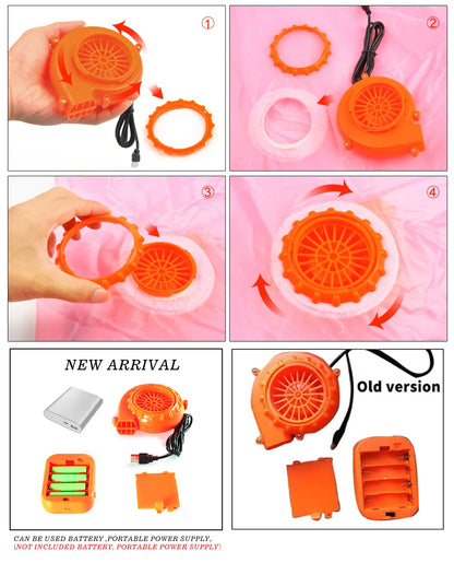 T-Rex Inflatable Costume – Dinosaur Roleplay for Kids & Adults