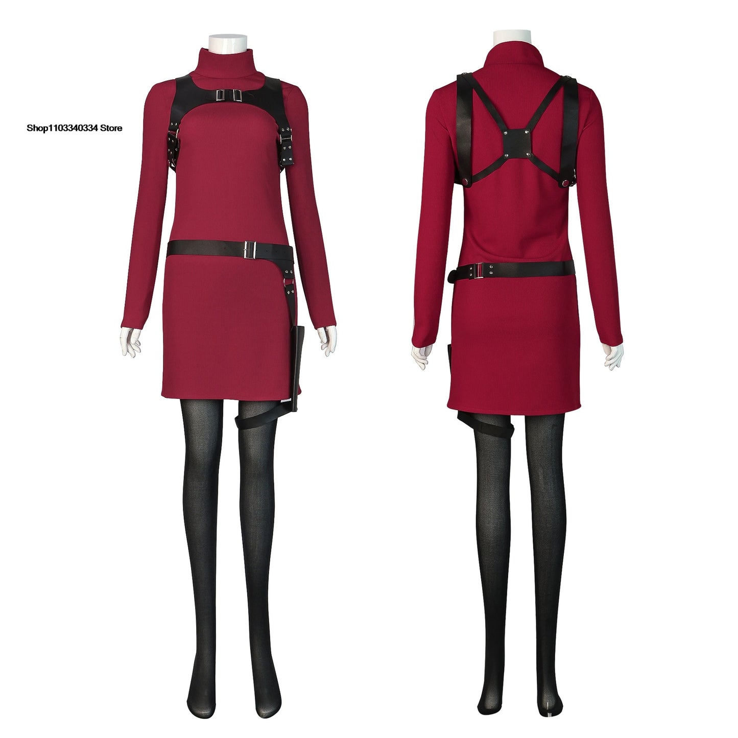 Female Resident Evil 4 Ada Wong Cosplay Costume, Halloween Outfit for Women & Girls