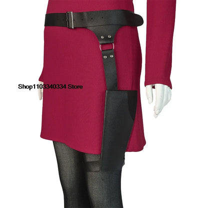 Female Resident Evil 4 Ada Wong Cosplay Costume, Halloween Outfit for Women & Girls