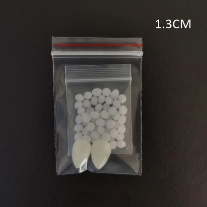 1 Pair Vampire Teeth Fangs Halloween Costume Props with Denture Adhesive