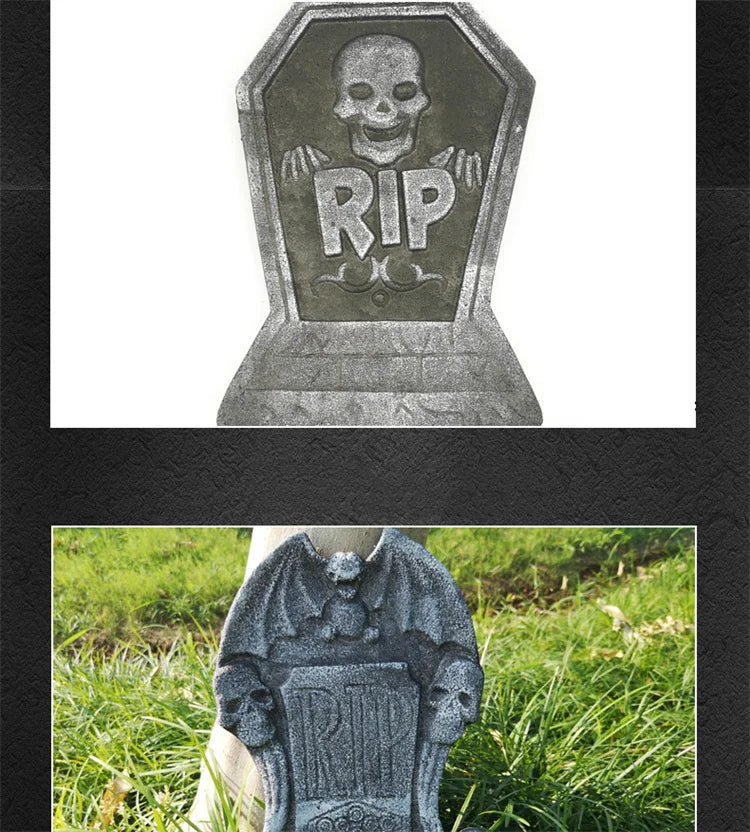 2023 Realistic Halloween Tombstone Decor for Haunted House & Yard