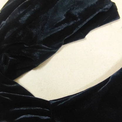 Morticia Addams Gothic Dress – Long Train Bat Sleeve Halloween Outfit