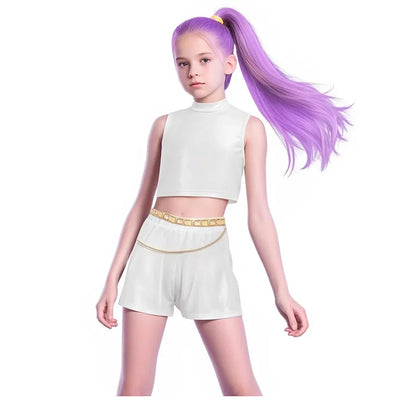 Girls Kpop Zoey Cosplay Costume, Halloween Demon Hunter Rumi Mira Role Play Dress