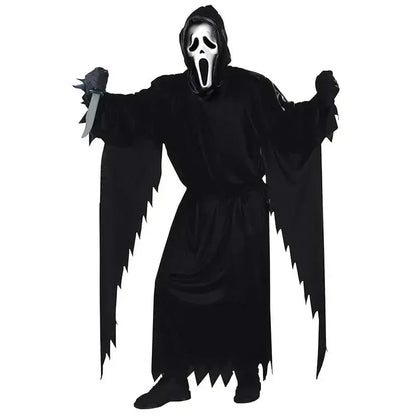 Kids Scream Costume, Halloween Ghostface Outfit for Boys & Teens