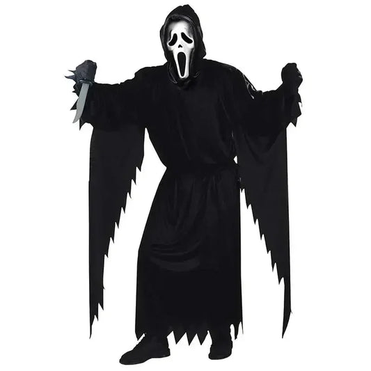 Kids Scream Costume, Halloween Ghostface Outfit for Boys & Teens