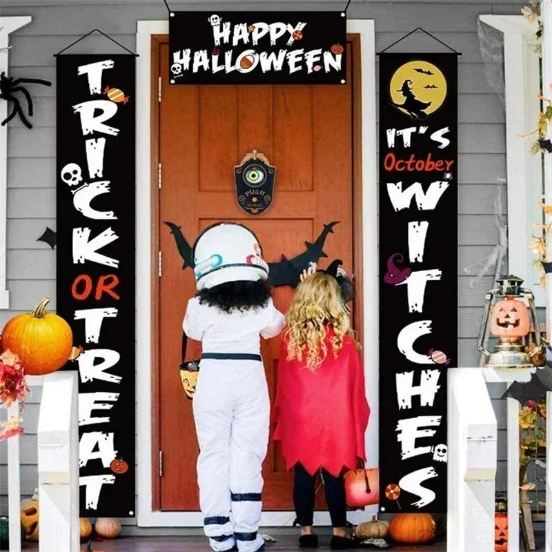 1/2PCS Halloween One-Eyed Doorbell Prop with Glowing Eyeball & Spider