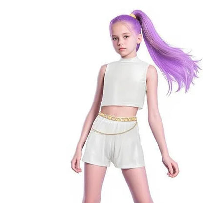 2025 Kpop Demon Hunter Cosplay Costume, Girls Stage Performance Outfit, Halloween