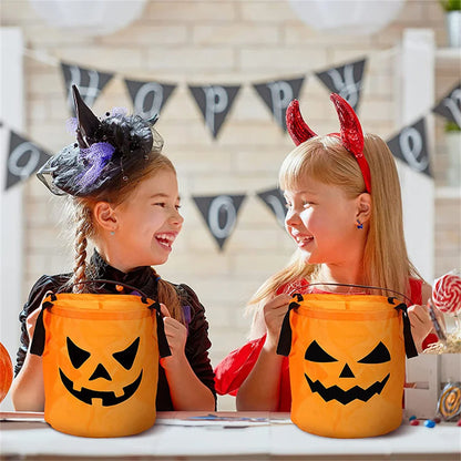 LED Halloween Pumpkin Candy Bucket