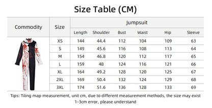 Adult Clown Terrifier Cosplay Costume, Halloween Masquerade Outfit