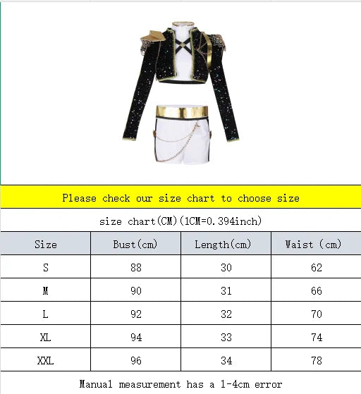 Black Golden Rumi Zoey Mira Cosplay Wig Halloween Costume for Women & Kids