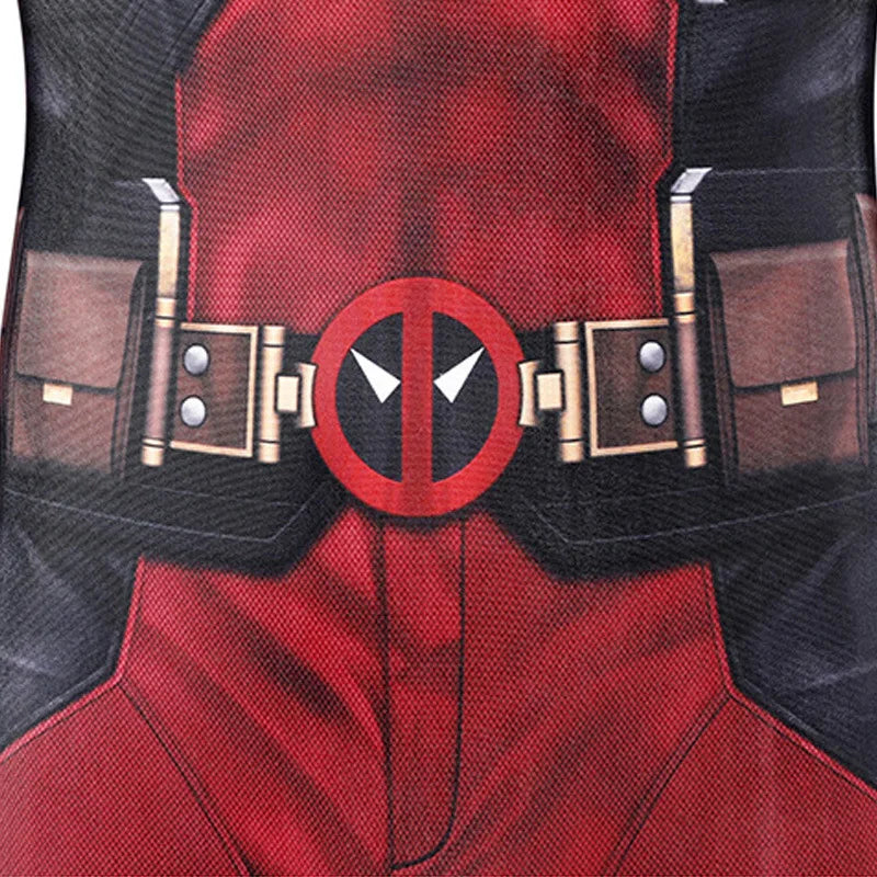 Deadpool 3 Kids Costume – Full Bodysuit Cosplay for Halloween