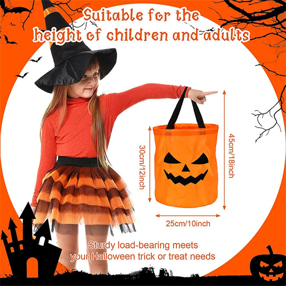 LED Halloween Pumpkin Candy Bucket