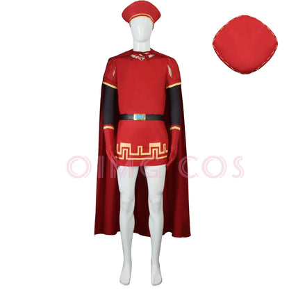 Lord Farquaad Cosplay Costume, Shrek Roleplay Outfit, Halloween Party Costume for Women