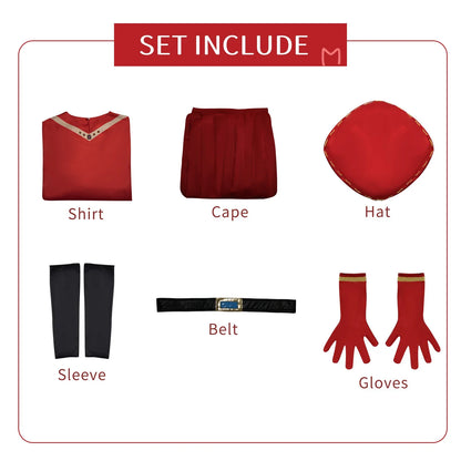 Lord Farquaad Cosplay Costume, Shrek Roleplay Outfit, Halloween Party Costume for Women