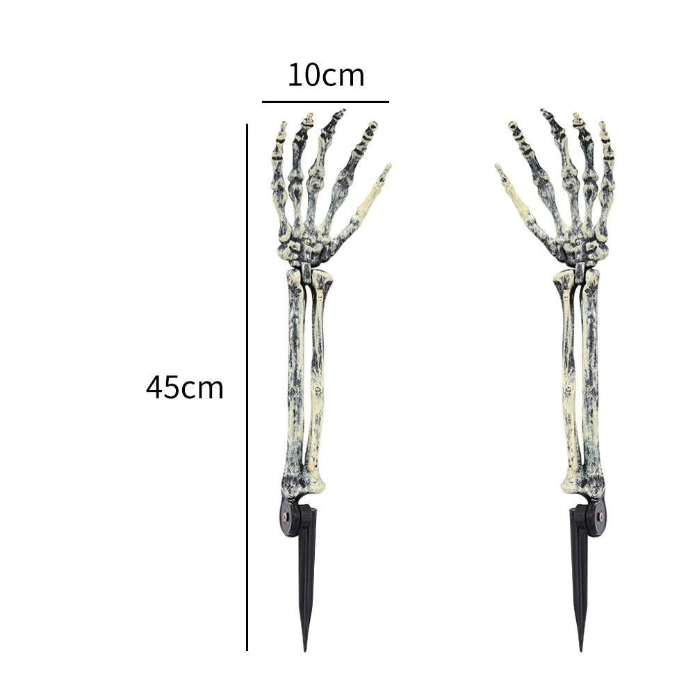 Posable Halloween Skeleton (40/90cm) Human Bones for Party & Haunted House Decor