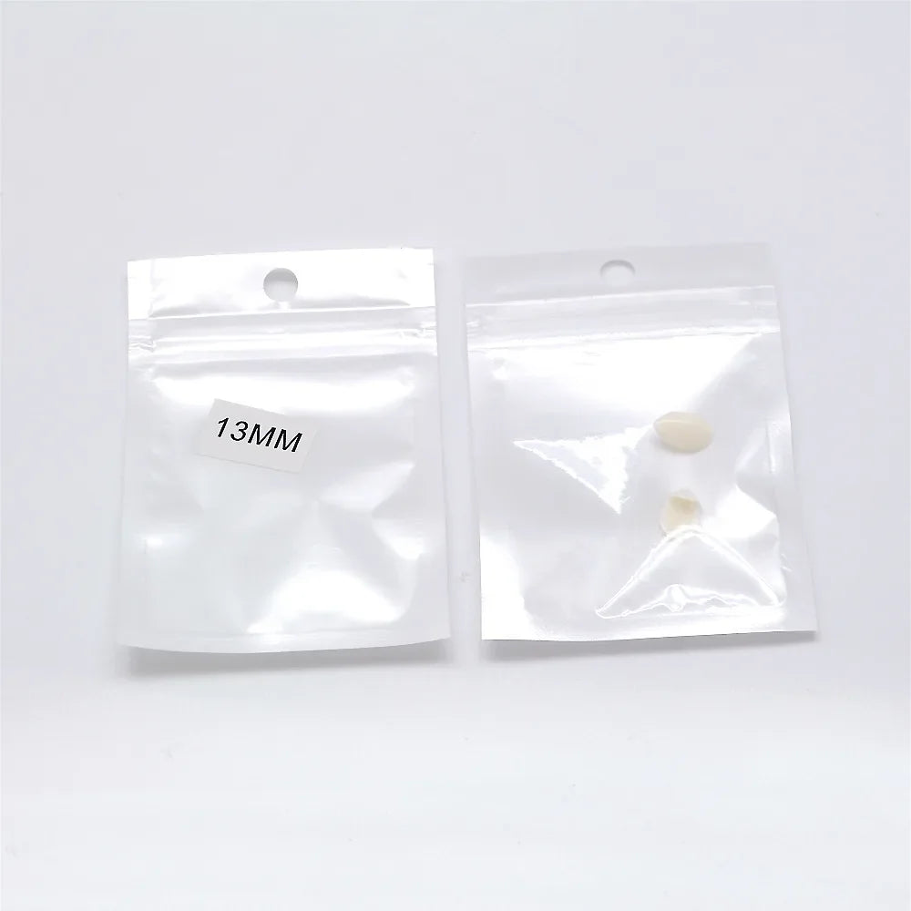 1 Pair Vampire Teeth Fangs Halloween Costume Props with Denture Adhesive