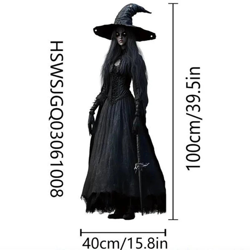 2D Halloween Evil Pumpkin Man Hanging Background Cloth for Indoor & Outdoor Decor