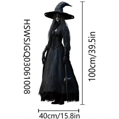 2D Halloween Evil Pumpkin Man Hanging Background Cloth for Indoor & Outdoor Decor