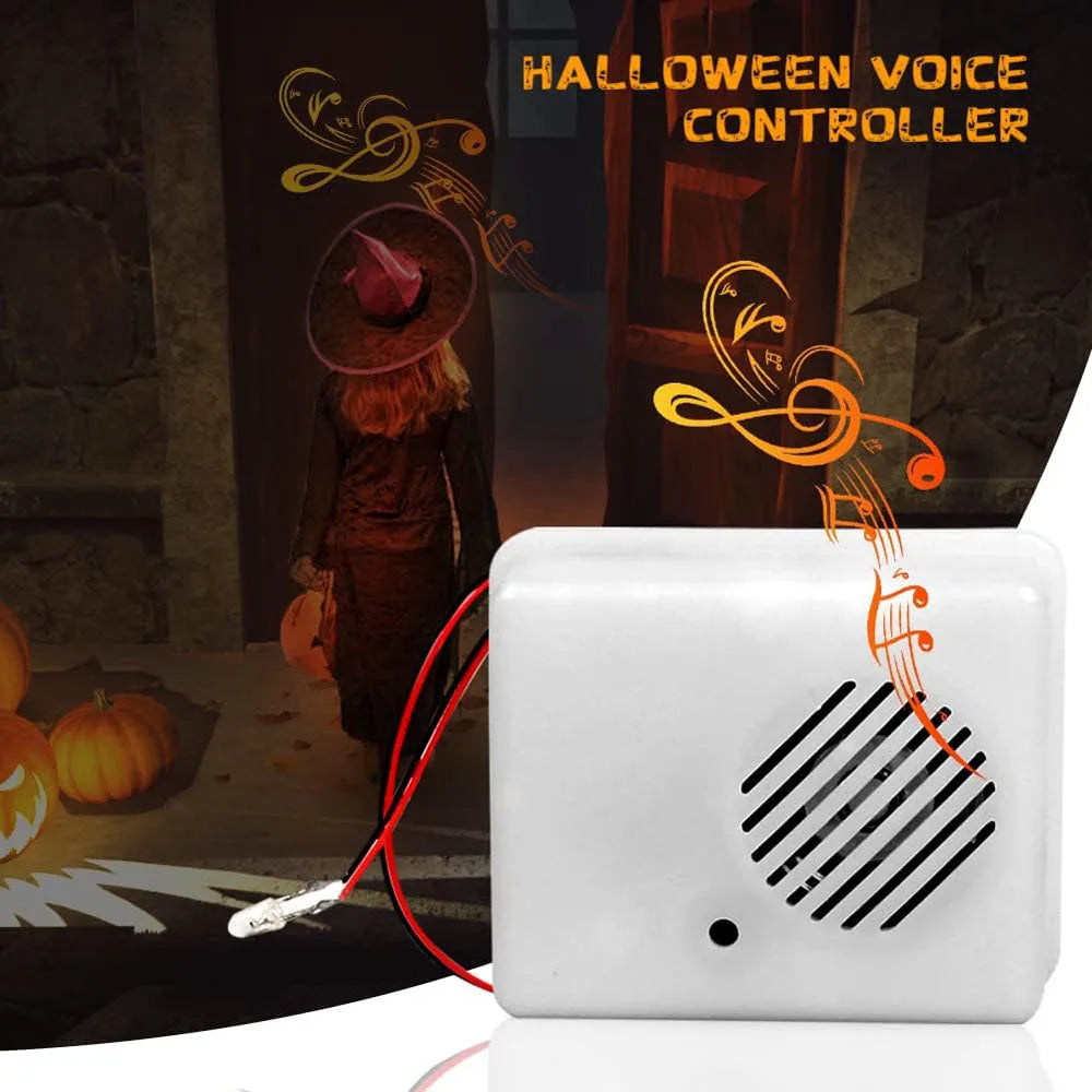 Sound Sensor Halloween Scream Speaker Voice-Activated Scary Party Prop