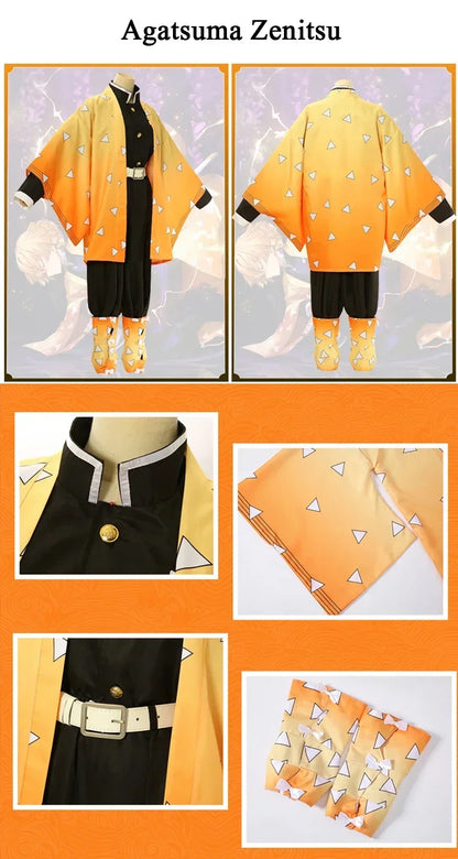 Demon Slayer Kids Costume – Tanjiro, Nezuko & Shinobu Cosplay for Halloween