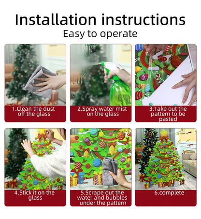 Halloween Spider & Skull Electrostatic Stickers for Party & Window Decor