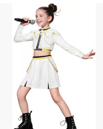 2025 Kpop Demon Hunter Cosplay Costume, Girls Stage Performance Outfit, Halloween