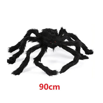 Giant Spider & Huge Web Halloween Decoration for Indoor & Outdoor Haunted Props