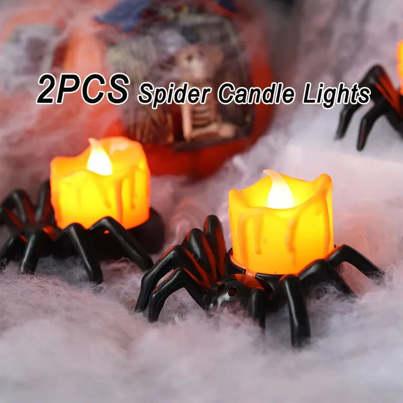 10/20PCS Cute Glowing Halloween Rings & Bracelets for Kids Party Decoration