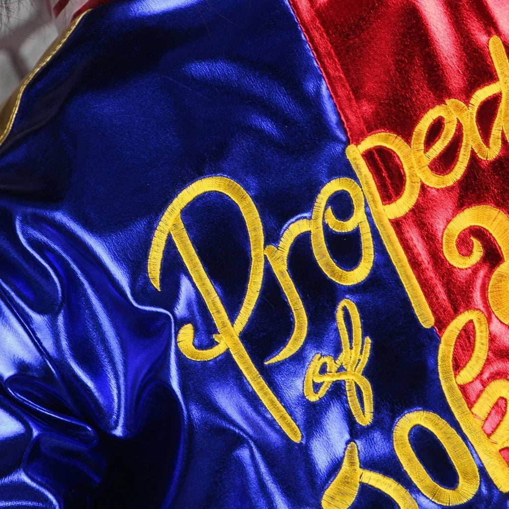 Adult Women's Joker Cosplay Costume, Halloween Party Outfit with Wig, T-shirt & Jacket