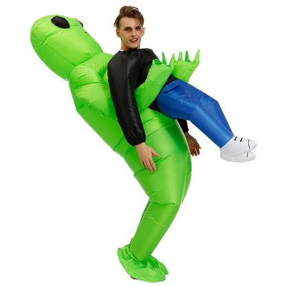 ET-Aliens Inflatable Costume – Scary Monster Cosplay for Adults & Kids