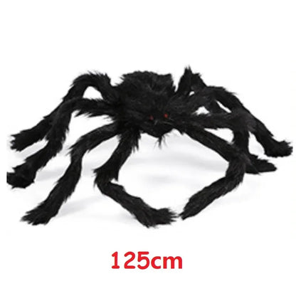 Giant Spider & Huge Web Halloween Decoration for Indoor & Outdoor Haunted Props