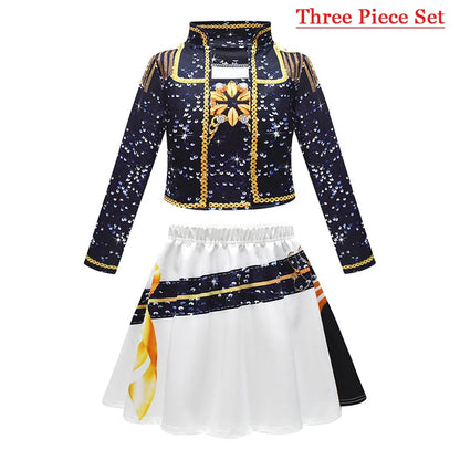 Kids Mira Rumi Zoey Cosplay Costume – Black Stage Outfit for Halloween