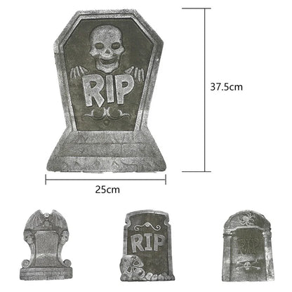 2023 Realistic Halloween Tombstone Decor for Haunted House & Yard
