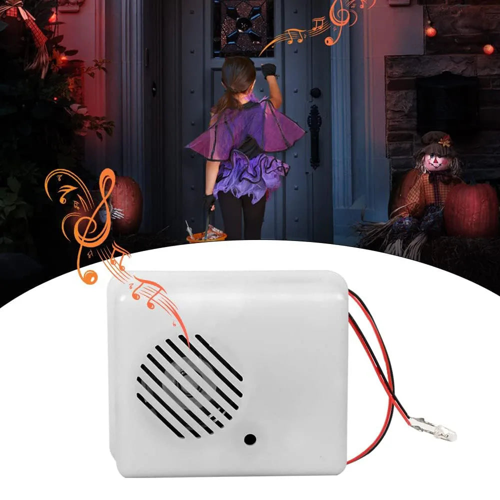 Sound Sensor Halloween Scream Speaker Voice-Activated Scary Party Prop