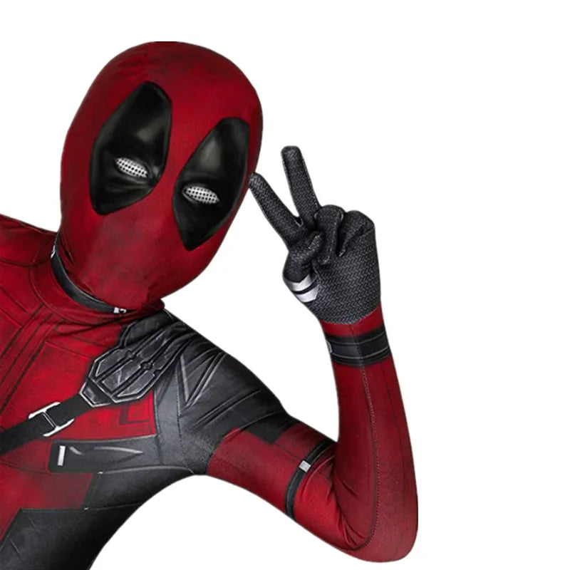 Deadpool 3 Kids Costume – Full Bodysuit Cosplay for Halloween