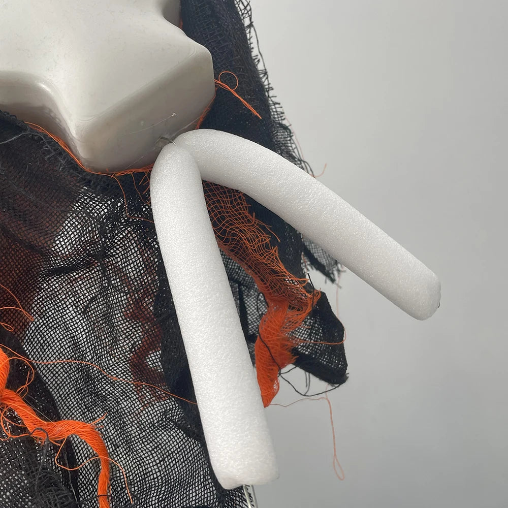 2PCS Halloween Hanging Skull Skeleton Ghost Decorations Horror Props