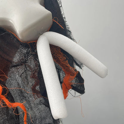 2PCS Halloween Hanging Skull Skeleton Ghost Decorations Horror Props