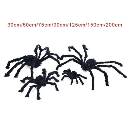 Giant Spider & Huge Web Halloween Decoration for Indoor & Outdoor Haunted Props