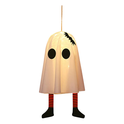 Glowing White Ghost with Fairy Lights 50cm Halloween Outdoor Party Decoration