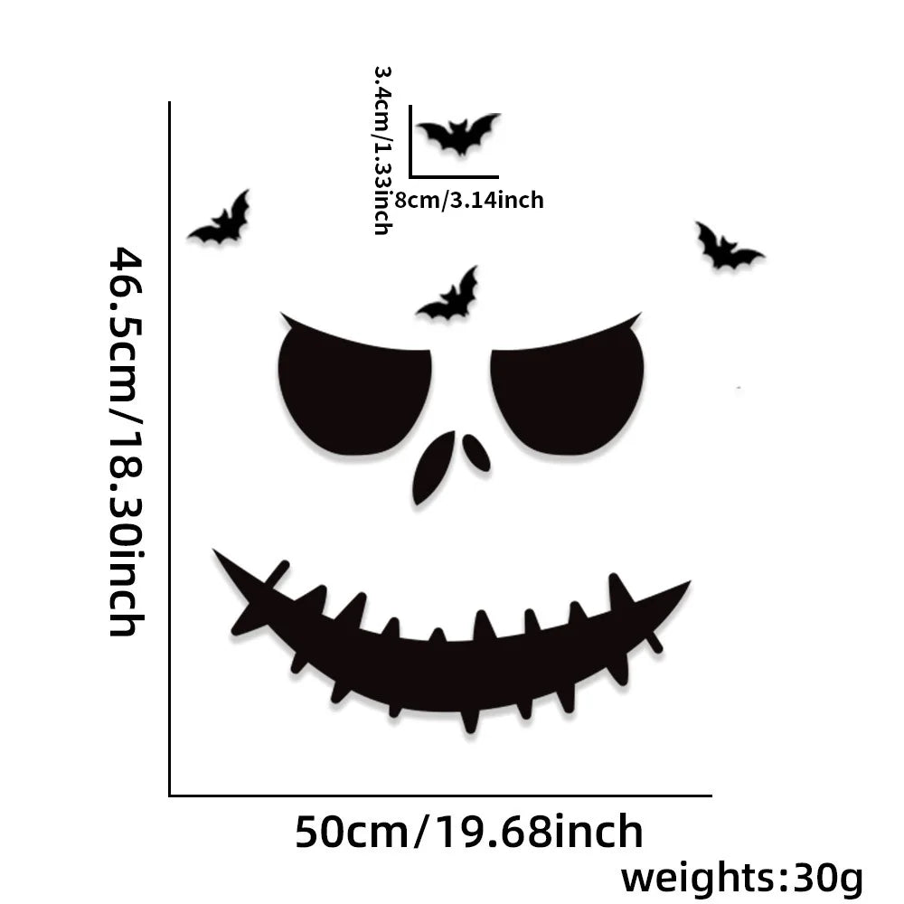 Halloween Door & Window Decoration Stickers