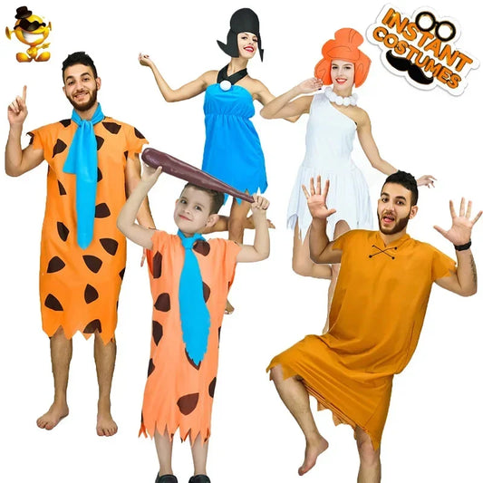 Halloween   os primitif, costume de fête de spectacle  primitif, costume de spectacle sur scène sauvage pour adultes et enfants