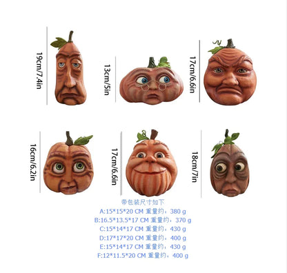 Halloween Atmosphere Outdoor Decoration Props Ghost Party Mutated Pumpkin Head Courtyard Decorationindoor Garden Accessories