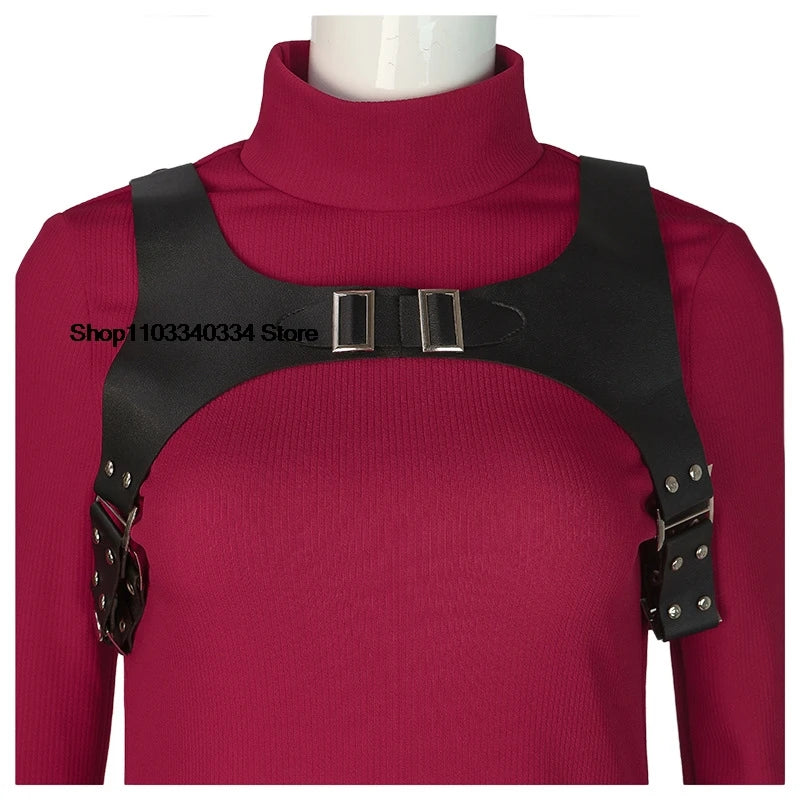Female Resident Evil 4 Ada Wong Cosplay Costume, Halloween Outfit for Women & Girls