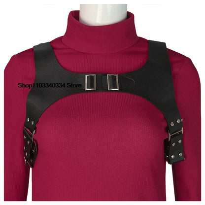 Female Resident Evil 4 Ada Wong Cosplay Costume, Halloween Outfit for Women & Girls