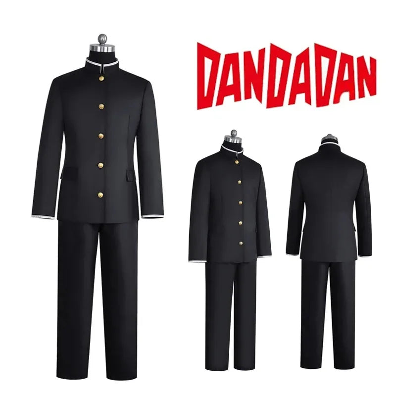Ken Takakura Cosplay Costume, Black Jacket & Pants, Halloween Party Men’s Uniform